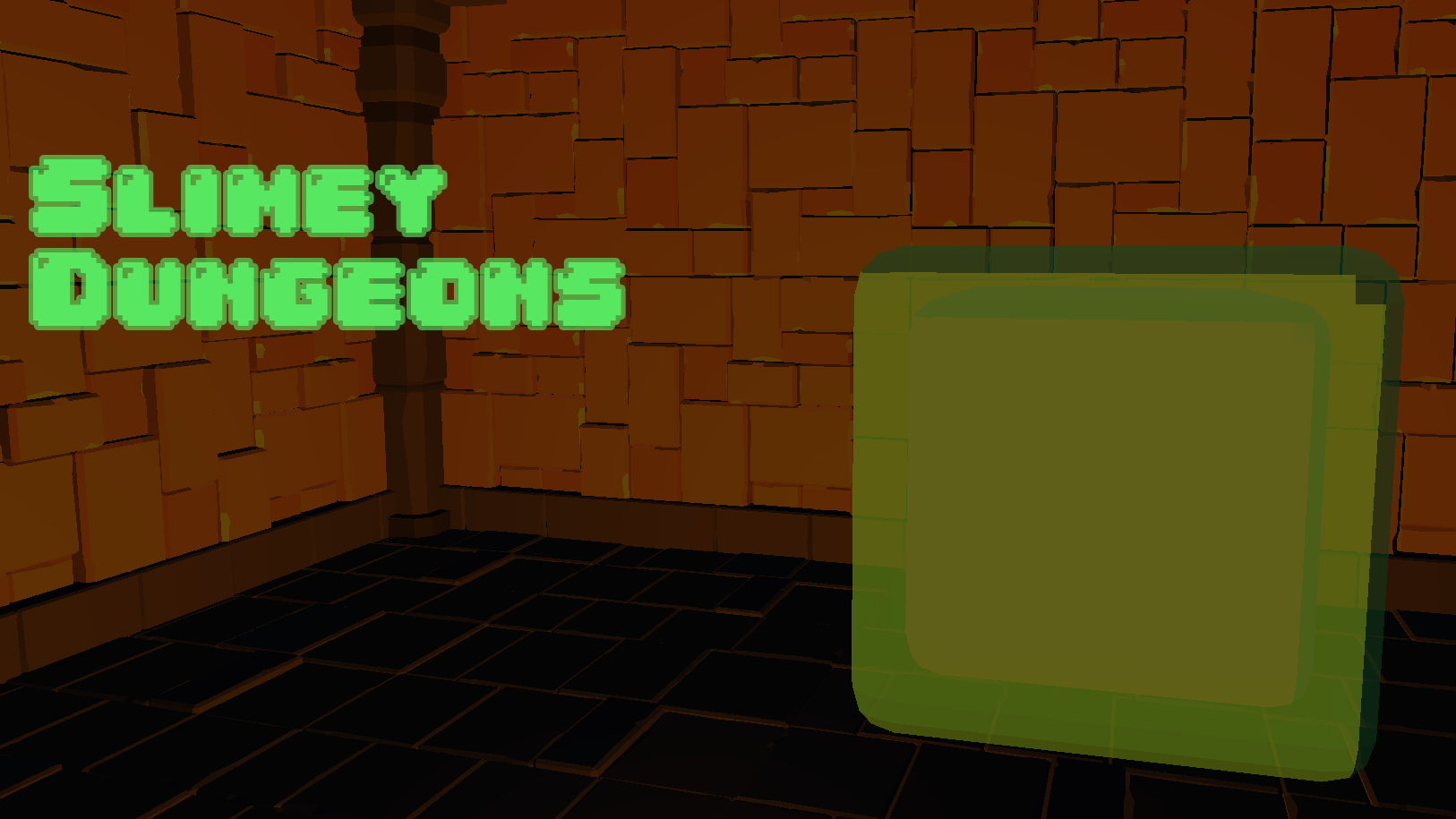 Screenshot of Slimey Dungeons main menu